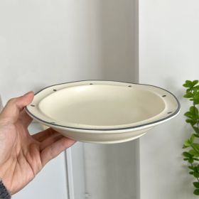 Japanese Simple Tableware Ins Style Ceramic Cake Plate