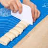 1 Sheet; Silicone Pastry Mat; Extra Thick Non Stick Baking Mat; Kneading Mat; Counter Mat; Dough Rolling Mat With Measurements; Random Color