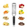 Large Grater Shaver Stainless Steel Blade with Ergonomic Non-Stick Handle for Parmesan Cheese, Chocolates, Vegetables Perfect Curl Food Garnishing Che
